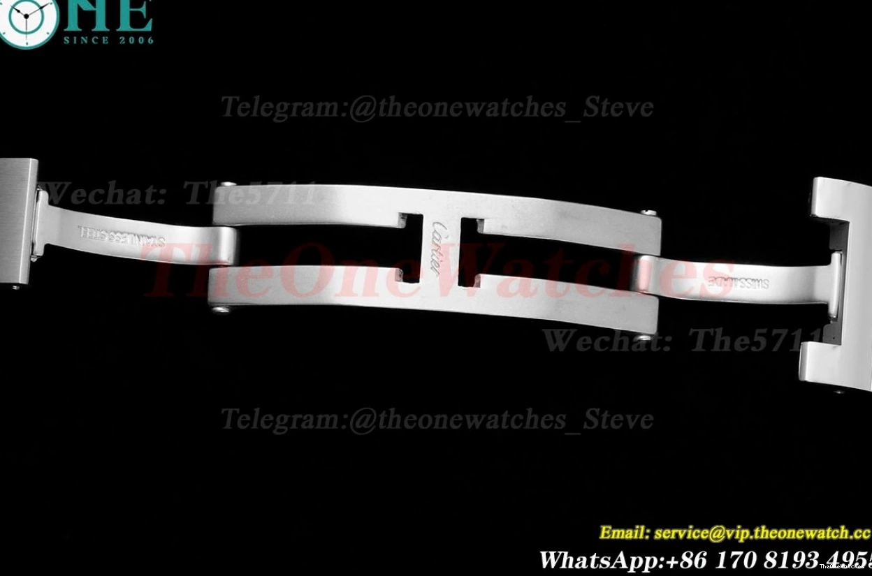 36mm 3KF De Cartier SS A076 Stk Bleu SS Ballon Pink 0217